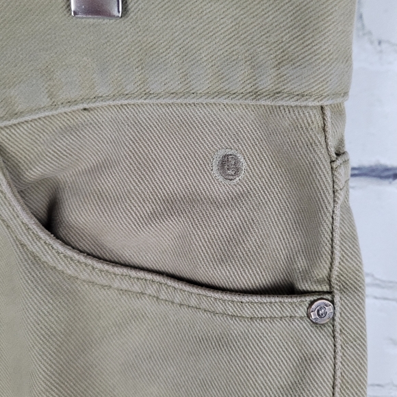COLLEZIONE INFORMALE | straight leg khaki denim jeans - Picture 6 of 14